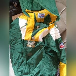 Large Authentic 90's Starter Proline Packers jacket